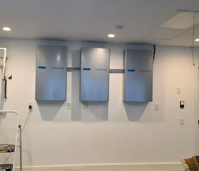 May Electric Solar battery installation — 15kWh Enphase5p Indoor