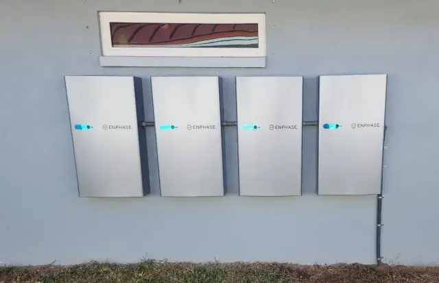 May Electric Solar battery installation — 20kWh Enphase5p Outdoor