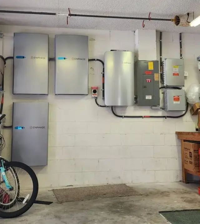 May Electric Solar battery installation — Enphase 15kwh 5p 3