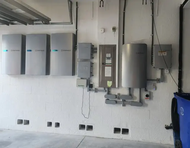 May Electric Solar battery installation — Enphase 15kwh 5p