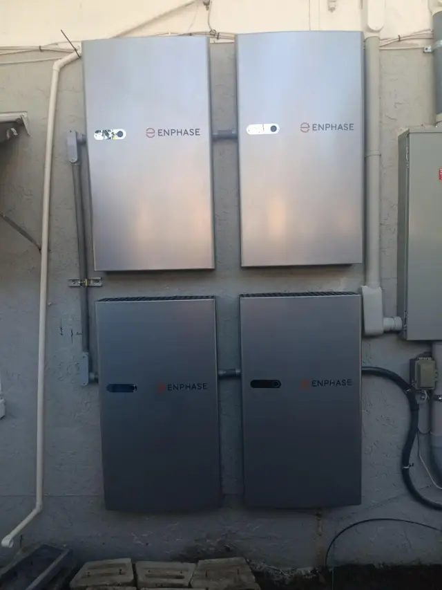 May Electric Solar battery installation — Enphase 5P 20kWh Outdoor3