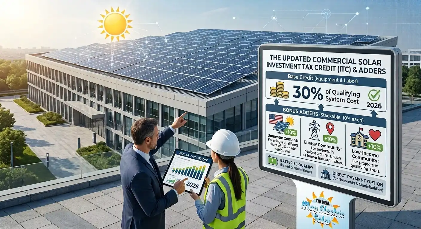 How the 2026 Commercial Solar Tax Credit Works