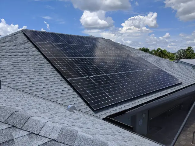 May Electric Solar solar installation — 28 Panel LG Neon 2 Install