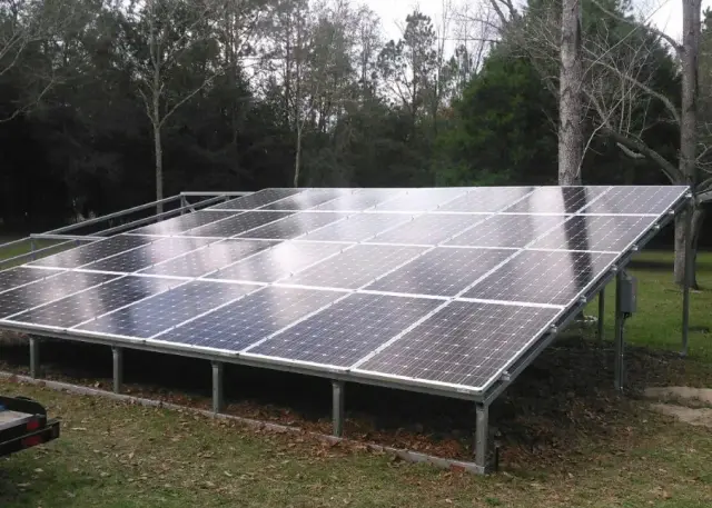 May Electric Solar solar installation — Hernado FL Solar Ground Mount crop