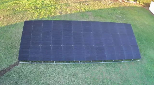 May Electric Solar solar installation — Install Ground Mount