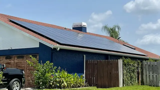 May Electric Solar solar installation — Install Shingle sideview