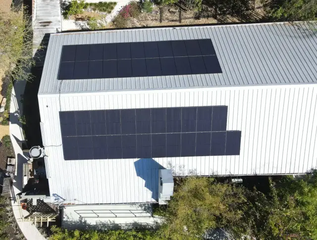 May Electric Solar solar installation — Install metal drone
