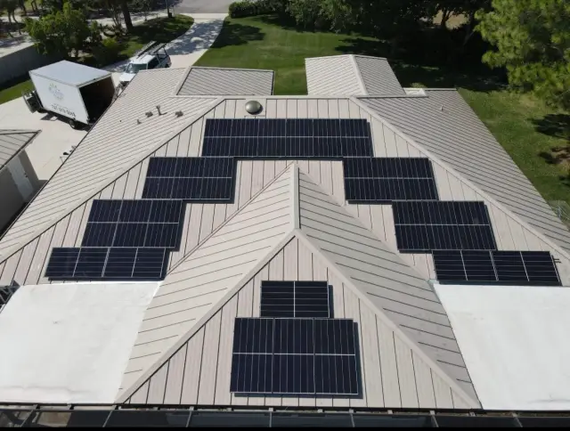 May Electric Solar solar installation — Standing Seam Metal Solar Installation